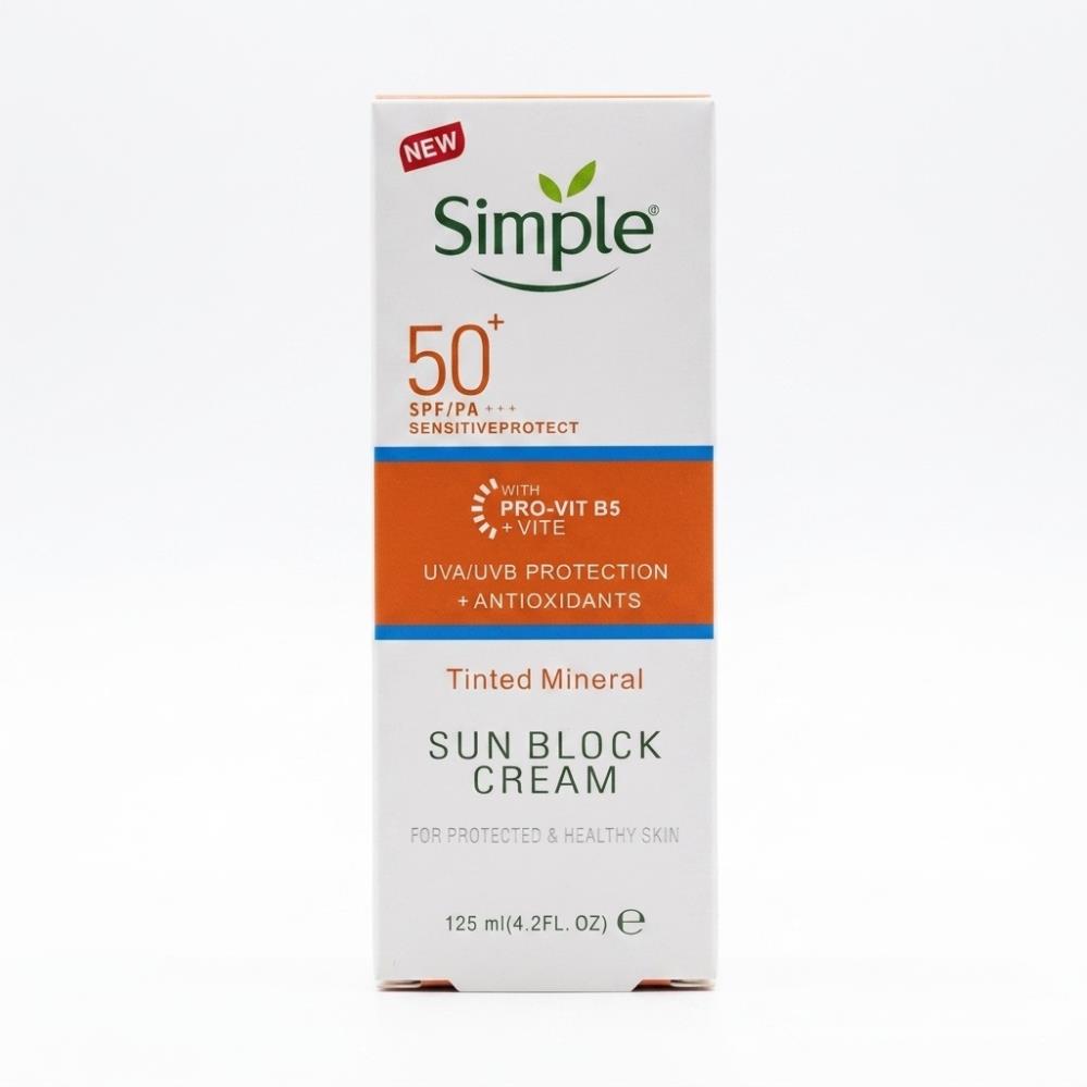 SIMPLE کرم ضد آفتاب بی رنگ SPF 50