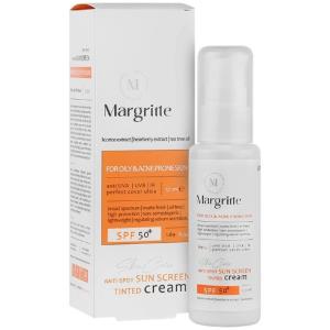 MARGARIT کرم ضد آفتاب و روشن کننده پوست چرب پژ روشن 50 میل