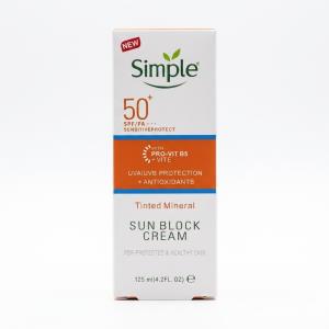 SIMPLE کرم ضد آفتاب بی رنگ SPF 50