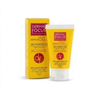 DERMAL FOCUS امولوسیون کرم ضد آفتاب سانیلیا بی رنگ SPF 50