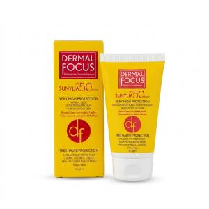 DERMAL FOCUS امولوسیون کرم ضد آفتاب سانیلیا بژ طبیعی SPF 50
