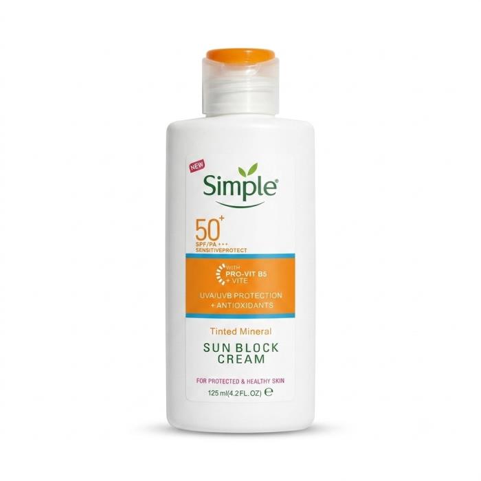 SIMPLE کرم ضد آفتاب بی رنگ SPF 50